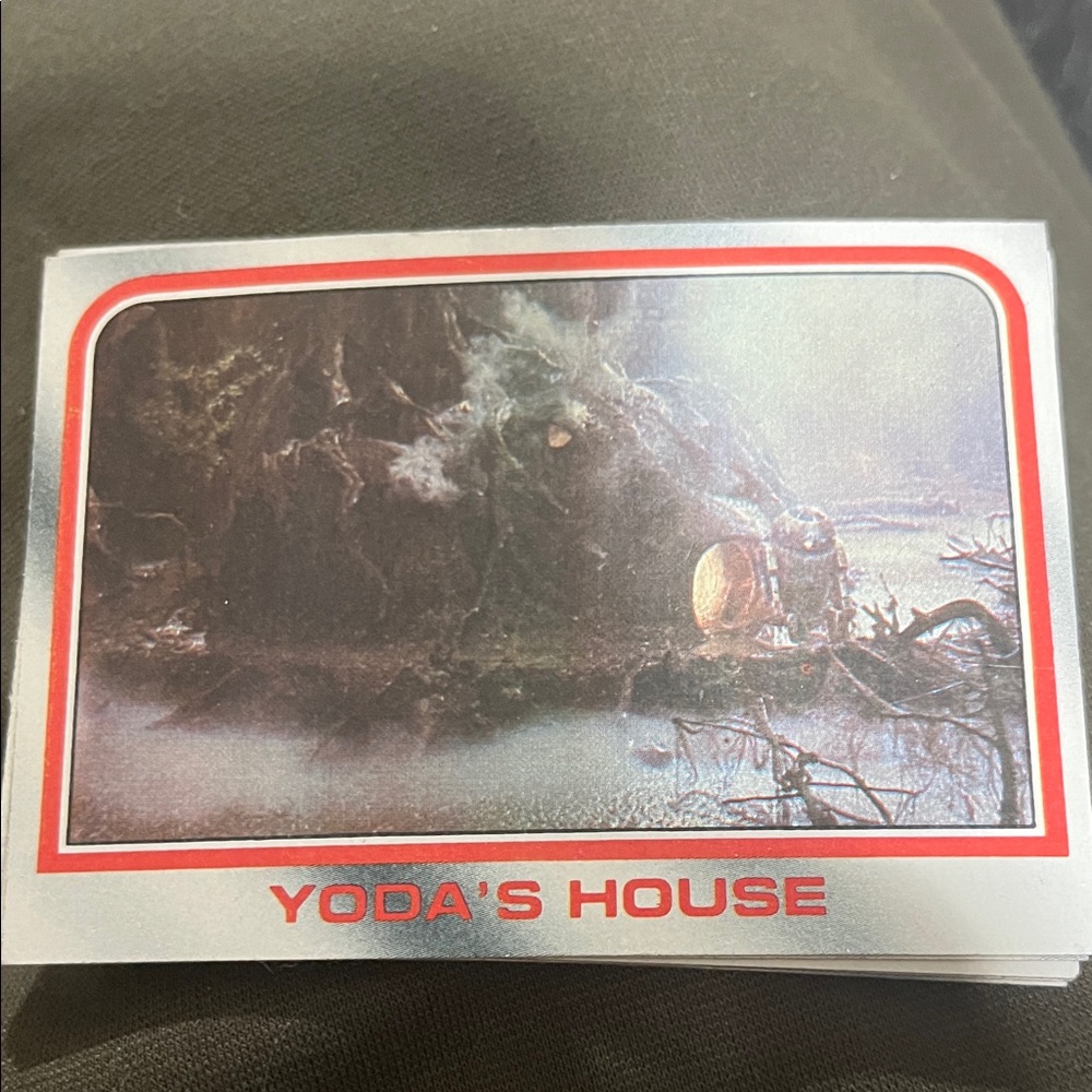 Topps Star Wars Sticker - Red and White Border